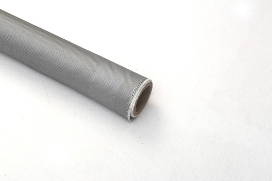 Dây thép không gỉ M850 Lớp phủ silicon màu xám 1 mặt 120gsm được sử dụng cho áo khoác và rèm khói