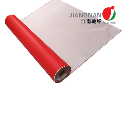 Vải sợi thủy tinh nhiệt độ cao 666 C SS được gia cố bằng dây SS được phủ bằng lớp phủ silicon