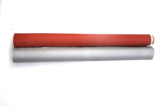 Vải sợi thủy tinh tráng PU 0,8mm 850gsm Bảo vệ mối hàn bền và rèm chống khói