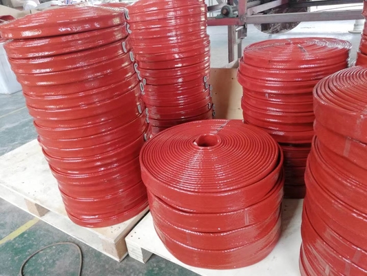 Sợi thủy tinh chống cháy Sleeving Hóa chất chống ăn mòn được tráng bằng cao su silicone