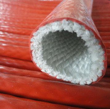 Chống cháy Cao su silicone phủ sợi thủy tinh cách nhiệt cách nhiệt