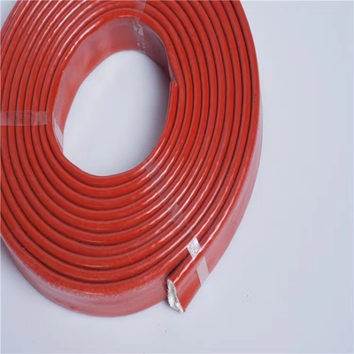 2.2mm Cao su silicone sợi thủy tinh Sleeving Silicone tráng