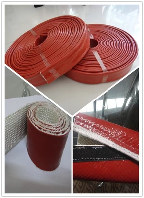 Bảo vệ nhiệt độ cao Sợi thủy tinh bện với lớp phủ cao su silicone