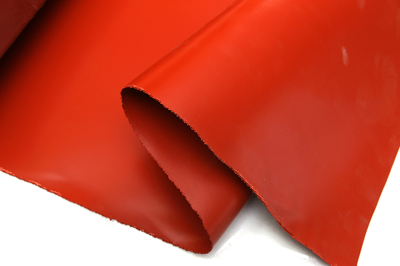Vải sợi thủy tinh nhiệt độ cao tráng silicone cho rèm chống cháy và khớp linh hoạt